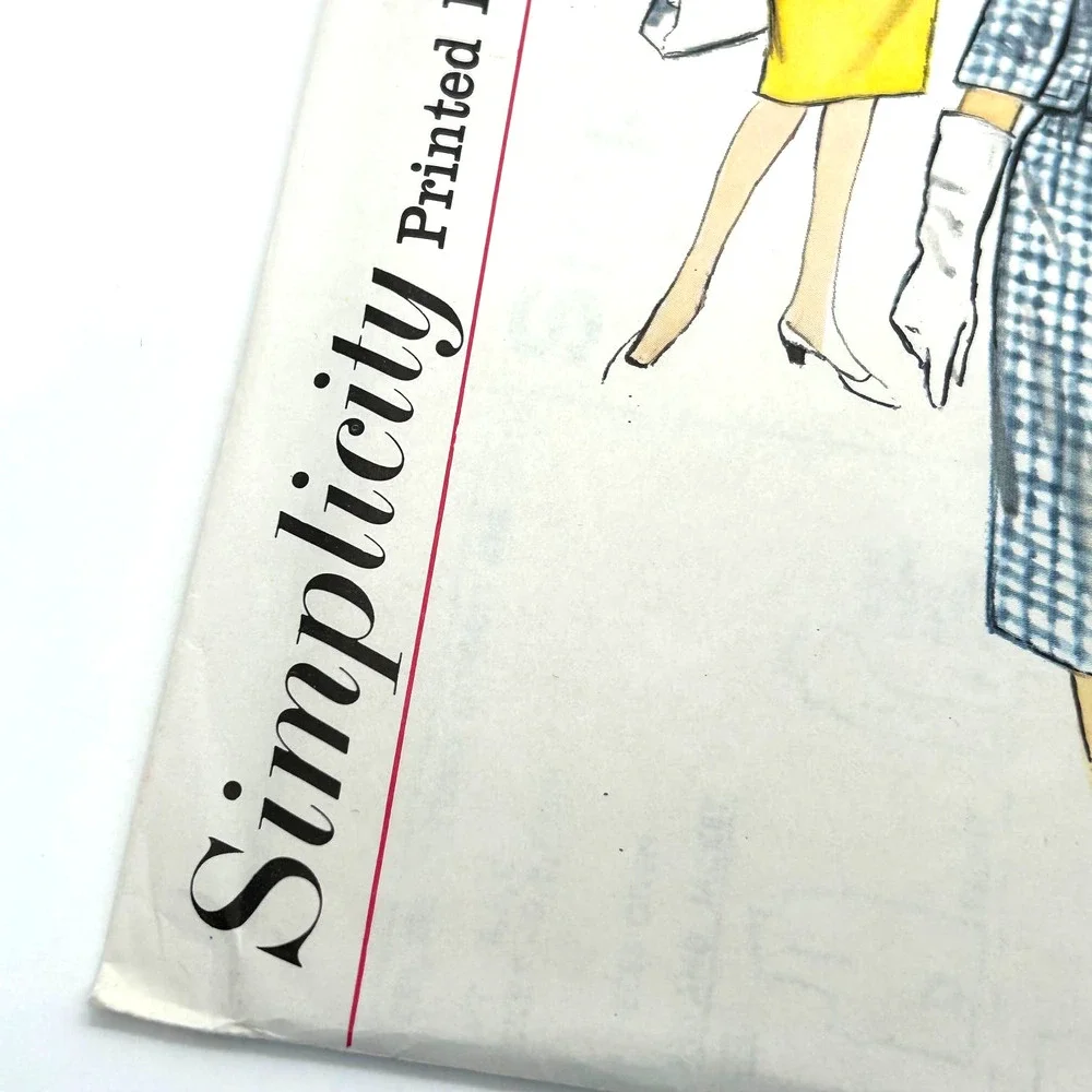 Simplicity Vintage 1960's‎ Pattern #4812  Women's Slenderette Suit Size 16